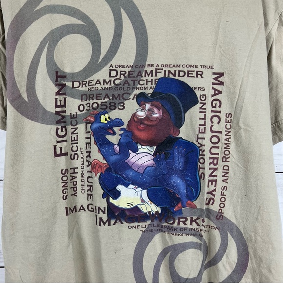 Vintage Y2K Disney Figment T-Shirt Large - Picture 2 of 6